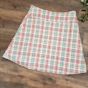 Vintage Sevier Skirts Patchwork A- Line Knee Length Patriotic Skirt